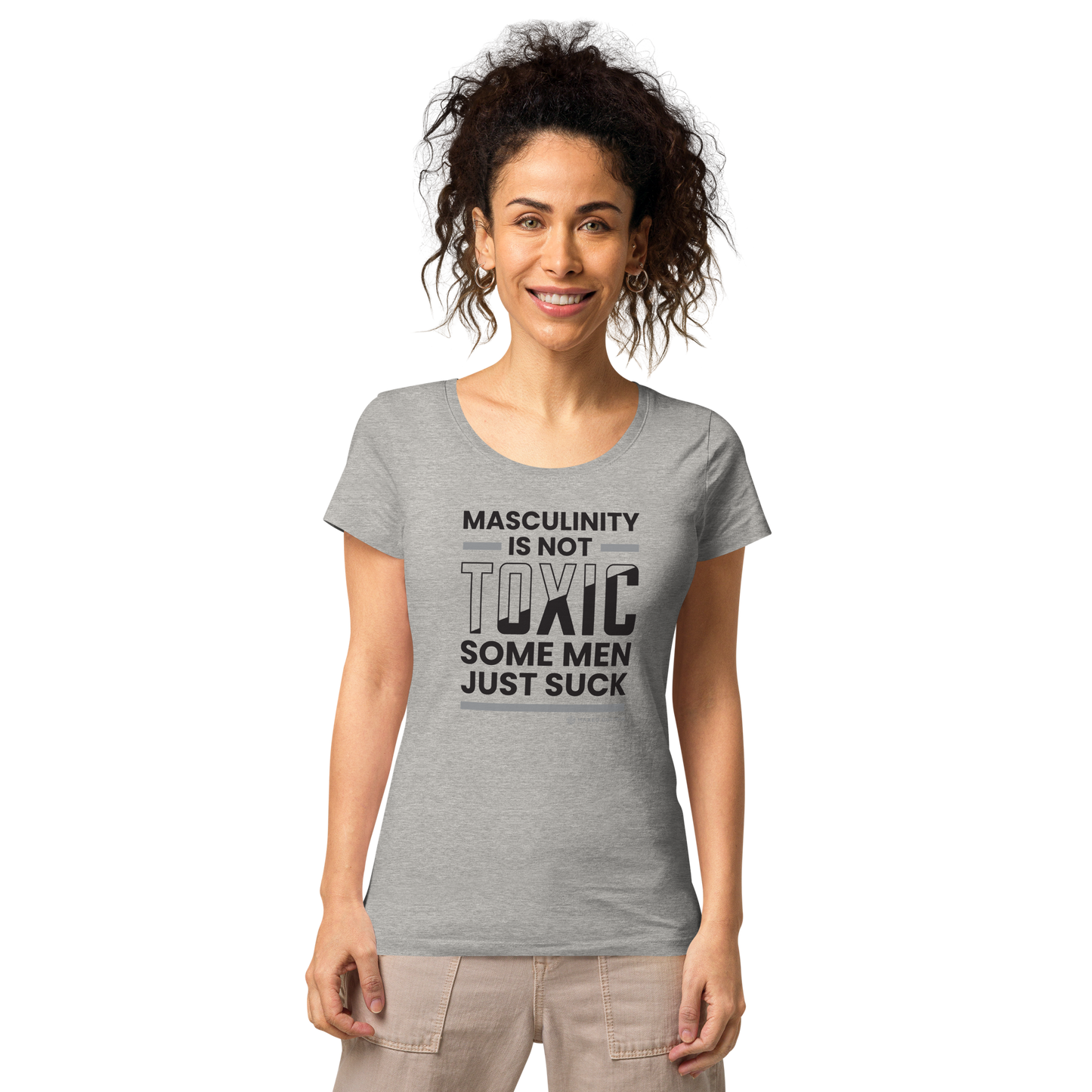 Masculinitiy is Not Toxic Ladies Organic T-Shirt - Lighter Colors