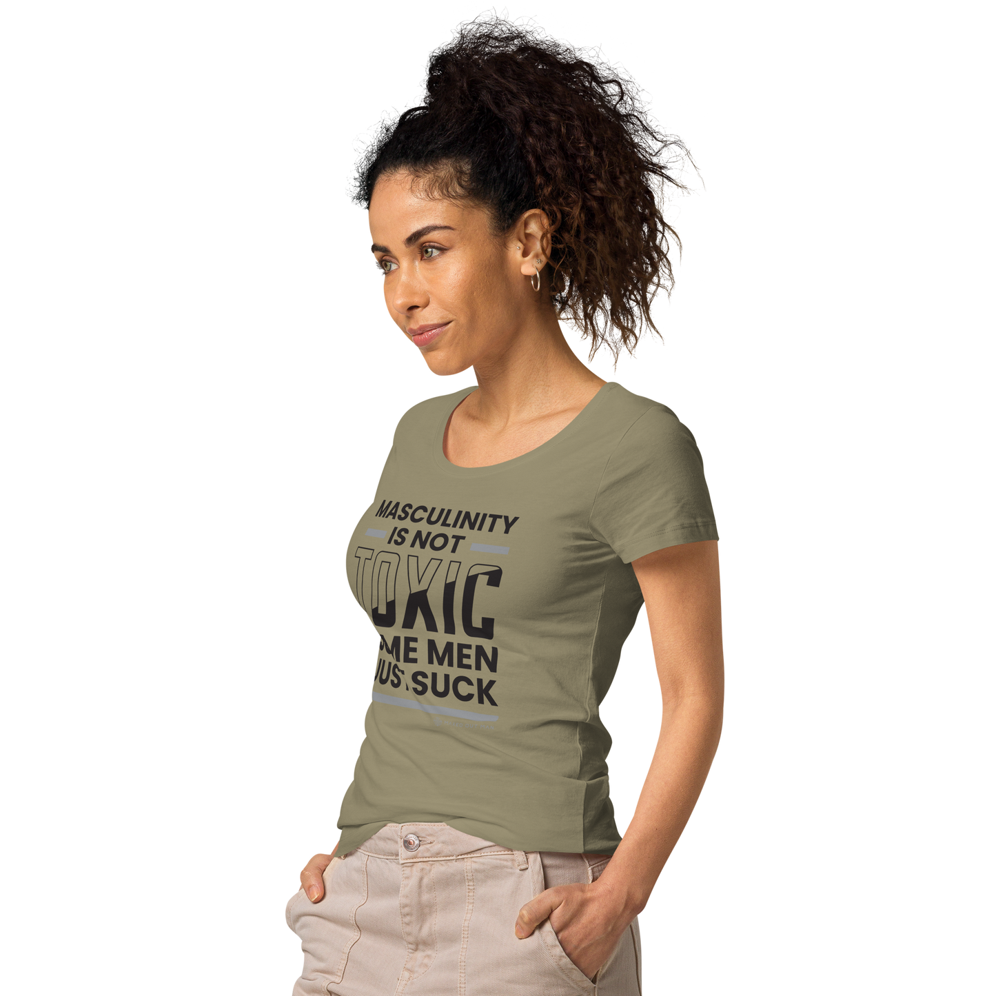 Masculinitiy is Not Toxic Ladies Organic T-Shirt - Lighter Colors